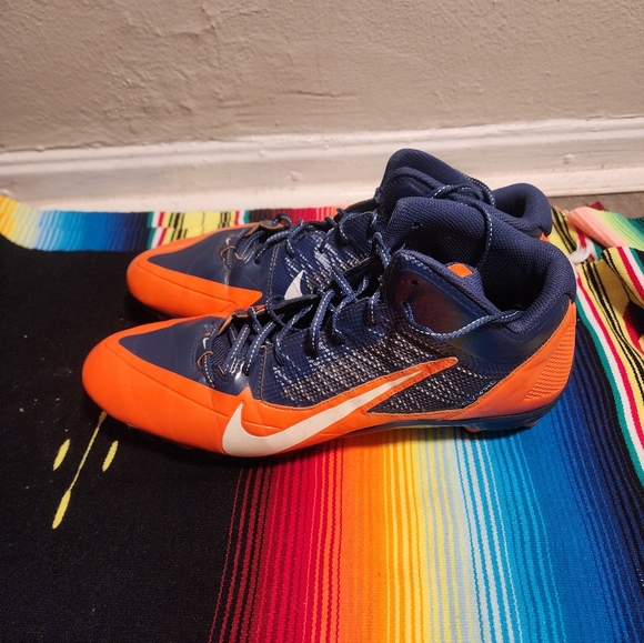 Nike Orange and Blue Athletic Shoes Size 15